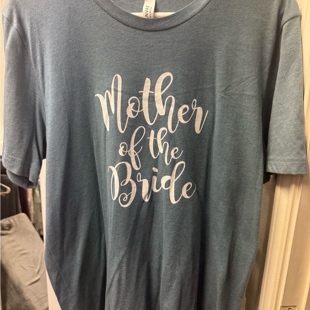 Mother of the Bride Bella Canvas Heather Slate T-Shirt